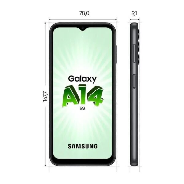 SAMSUNG Galaxy A14 5G Noir 64 Go – Image 2